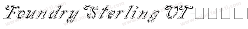 Foundry Sterling OT字体转换